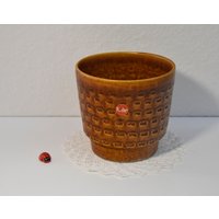 Fohr Keramik Übertopf/Blumentopf Pflanzgefäß 11cm Hoch 60Er Mid Century Vintage Retro Planter West German Pottery Fohr Keramik Übertopf/Blumentopf Pflanzgefäß 11cm Hoch 60Er Mid Century Vintage Retro Planter West German Pottery von CreativeMacroArt