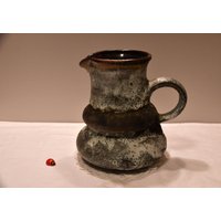 Henkelvase Ruscha 316/Krug Vase Keramik 60Er 70Er Fat Lava 18, 5cm Hoch West German Pottery Vintage Retro Henkelvase Ruscha 316/Krug Vase Keramik 60Er 70Er Fat Lava 18, 5cm Hoch West German Pottery Vintage Retro von CreativeMacroArt