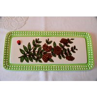 Herbolzheim Kuchenplatte 231-36/Servierplatte Keramik 70Er Jahre Flower Power West German Pottery Vintage Retro Herbolzheim Kuchenplatte 231-36/Servierplatte Keramik 70Er Jahre Flower Power West German Pottery Vintage Retro von CreativeMacroArt