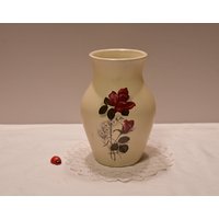 Jasba Vase 172/15/Keramik Schattenrose 60Er 70Er Mid Century West German Pottery Vintage Retro Rosendekor Jasba Vase 172/15/Keramik Schattenrose 60Er 70Er Mid Century West German Pottery Vintage Retro Rosendekor von CreativeMacroArt