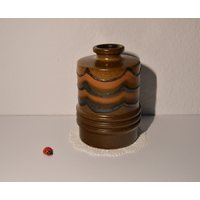 Kultige Vase Von Veb Keramikwerke Haldensleben/Ddr Ostalgie Fat Lava 70Er Vintage Retro Wohndeko Tischdeko 15cm Hoch von CreativeMacroArt