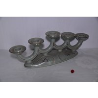 Marzi & Remy Kerzenhalter Aus Keramik/Grau-Gold 5-Flammig West German Pottery 60Er Mid Century Vintage Wohndeko Marzi & Remy Kerzenhalter Aus Keramik/Grau-Gold 5-Flammig West German Pottery 60Er Mid Century Vintage Wohndeko von CreativeMacroArt