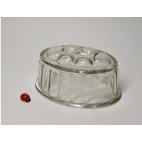 Ovale Puddingform Aus Pressglas/sturzform 70Er Für Gelee, Aspik, Sülze Oä 14x9, 5x7cm Küchendeko Backform von CreativeMacroArt