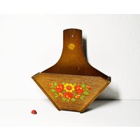 Rustikaler Halter Für Kaffeefiltertüten Von Emsa/21x5x22cm Küchendeko Landhaus 70Er Flower Power Kunststoff Wanddeko Shabby von CreativeMacroArt