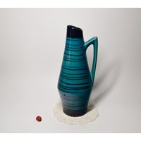 Scheurich Henkelvase 271-22 Heinz Siery/Keramik Türkis-Schwarz 70Er West German Pottery Vintage Wohndeko Tischdeko Scheurich Henkelvase 271-22 Heinz Siery/Keramik Türkis-Schwarz 70Er West German Pottery Vintage Wohndeko Tischdeko von CreativeMacroArt