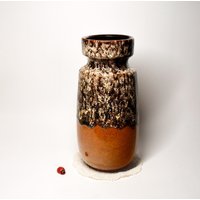 Scheurich Keramikvase 242-22/70Er West German Pottery Fat Lava Vintage Laufglasur Tischdeko Wohndeko Flower Power Scheurich Keramikvase 242-22/70Er West German Pottery Fat Lava Vintage Laufglasur Tischdeko Wohndeko Flower Power von CreativeMacroArt