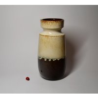 Scheurich Keramikvase 242-22/70Er West German Pottery Fat Lava Vintage Retro Tischdeko Wohndeko Flower Power von CreativeMacroArt