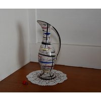 Süße Henkelvase Von Bay Keramik 523-17/Handgemaltes Dekor 60Er Mid Century Vintage Retro West German Pottery Wohndeko von CreativeMacroArt