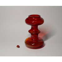 Tolle Blumenvase Aus Kristallglas Von Wmf/Cari Zalloni 70Er 15cm Hoch Flower Power Space Age Wohndeko Tischdeko Vintage von CreativeMacroArt