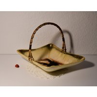 Tolle Henkelschale Aus Keramik "Germany 920"/26x20x17cm Laufglasur 60Er Mid Century West German Pottery Vintage Wohndeko von CreativeMacroArt