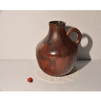 Tolle Ruscha Art Henkelvase Nr. 323 Aus Keramik/Laufglasur in Rot-Braun 14cm Hoch West German Pottery 70Er Vintage Retro Tolle Ruscha Art Henkelvase Nr. 323 Aus Keramik/Laufglasur in Rot-Braun 14cm Hoch West German Pottery 70Er Vintage Retro von CreativeMacroArt