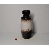 Tolle Scheurich Vase 210-18 Aus Keramik/Dunkelbraun-Creme 70Er West German Pottery Vintage Fat Lava Wohndeko Shabby von CreativeMacroArt
