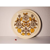 Tortenplatte Von Herbolzheim Aus Keramik 317-30F/29, 5cm 70Er Flower Power West German Pottery Vintage Servierplatte Tortenplatte Von Herbolzheim Aus Keramik 317-30F/29, 5cm 70Er Flower Power West German Pottery Vintage Servierplatte von CreativeMacroArt
