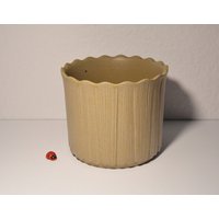 Übertopf Aus Keramik Von Marei 21/2/Gewellter Rand 12cm Hoch West German Pottery 70Er Planter Blumentopf Pflanzgefäß von CreativeMacroArt