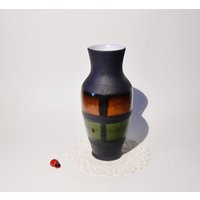 Vase Von Dümler & Breiden 118-20 Aus Keramik/Fat Lava 70Er West German Pottery Flower Power Tischdeko Vintage Wohndeko von CreativeMacroArt