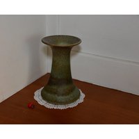 steuler 703/15 Kerzenhalter Bzw. Vase Aus Keramik/Matt Beige-Grün 70Er West German Pottery Vintage Retro Wohndeko von CreativeMacroArt