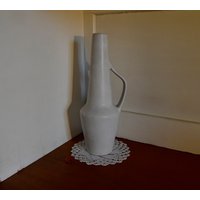 steuler Henkelvase 4322/2 Aus Keramik/Matt-Weiß 30cm Hoch 60Er Mid Century West German Pottery Vintage Retro Wohndeko von CreativeMacroArt
