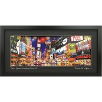 Time Square Broadway Show#2 Papier-Skulptur Gerahmte Kunst Mit Led Time Square Broadway Show#2 Papier-Skulptur Gerahmte Kunst Mit Led von CreativeNuts