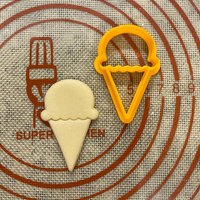 Eistüte Cookie Cutter/Polymer Clay Fondant Playdoh von CreativePixelCA