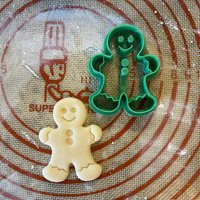 Lebkuchenmann Cookie Cutter/Polymer Clay Fondant Playdoh von CreativePixelCA