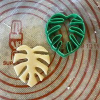 Monstera Blatt Cookie Cutter/Polymer Clay Fondant Playdoh von CreativePixelCA