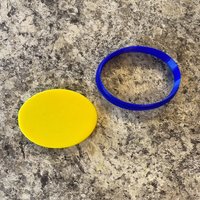 Ovale Cookie Cutter/Polymer Clay Fondant von CreativePixelCA