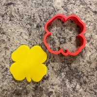 Vier Blatt Cover Outline Cookie Cutter/Polymer Clay Fondant von CreativePixelCA