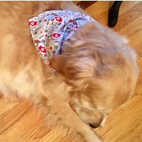 Valentinstag Dog Bandana Reversible Valentinstag Dog Bandana Reversible von CreativelyPam