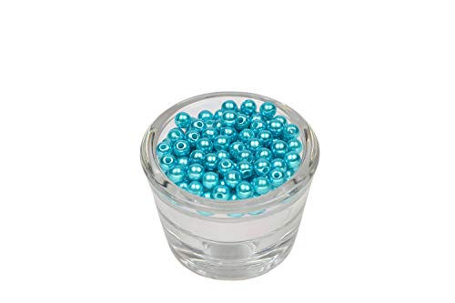 100 Perlen 6mm dunkel türkis 340D // Kuststoff Bastelperlen Drahtsterne Wachsperlen Perlenkette 100 Perlen 6mm dunkel türkis 340D // Kuststoff Bastelperlen Drahtsterne Wachsperlen Perlenkette von Creativery