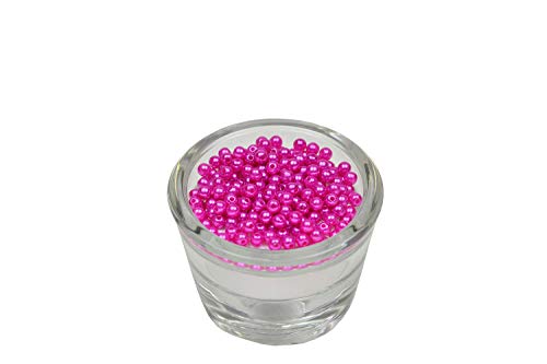 200 Perlen 4mm Fuchsia Orchidee 183D // Kuststoff Bastelperlen Drahtsterne Wachsperlen Perlenkette 200 Perlen 4mm Fuchsia Orchidee 183D // Kuststoff Bastelperlen Drahtsterne Wachsperlen Perlenkette von Creativery