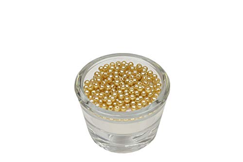 200 Perlen 4mm altgold 686 // Kuststoff Bastelperlen Drahtsterne Wachsperlen Perlenkette 200 Perlen 4mm altgold 686 // Kuststoff Bastelperlen Drahtsterne Wachsperlen Perlenkette von Creativery