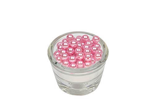 50 Perlen 8mm Altrosa 149 // Kuststoffperlen Bastelperlen Drahtsterne Wachsperlen Perlenkette Kunstperlen von Creativery