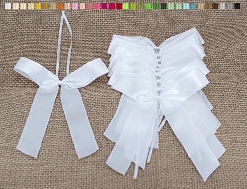 Antennenschleifen Hochzeit 10 Stück Weiß von Creativery