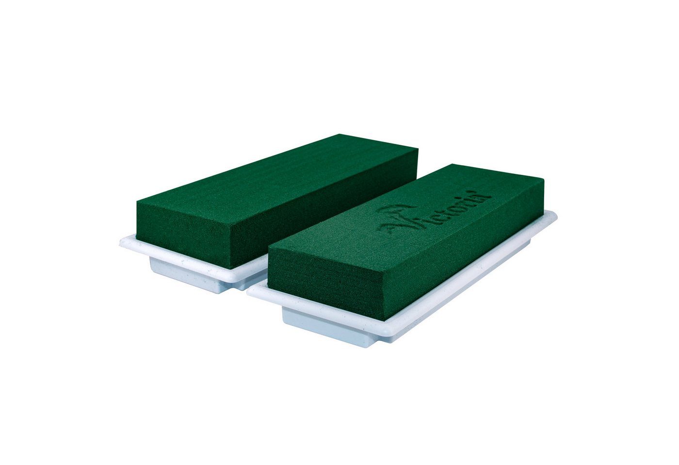 Creativery Bastelmoos, Nass Steckschaum Ziegel 23x7x5cm mit Schale 2er Set Weiß Creativery Bastelmoos, Nass Steckschaum Ziegel 23x7x5cm mit Schale 2er Set Weiß von Creativery