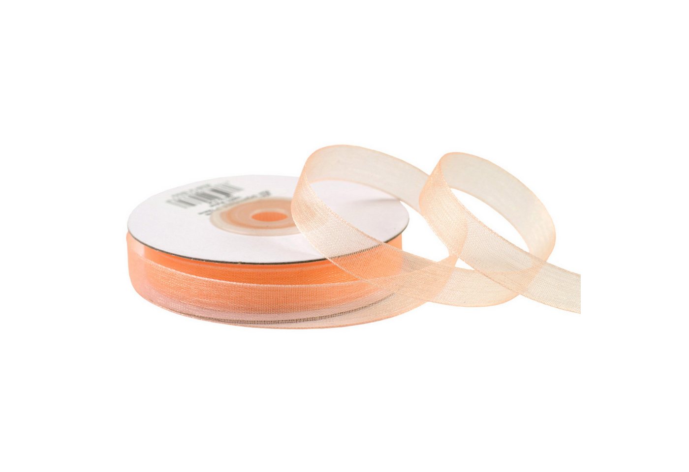 Creativery Organzaband, Organzaband 12mm x 25m Rolle Apricot Creativery Organzaband, Organzaband 12mm x 25m Rolle Apricot von Creativery