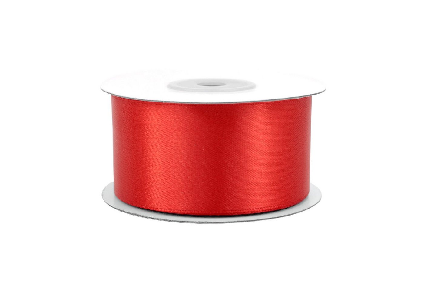 Creativery Satinband, Satinband 38mm x 25m Rolle Rot von Creativery