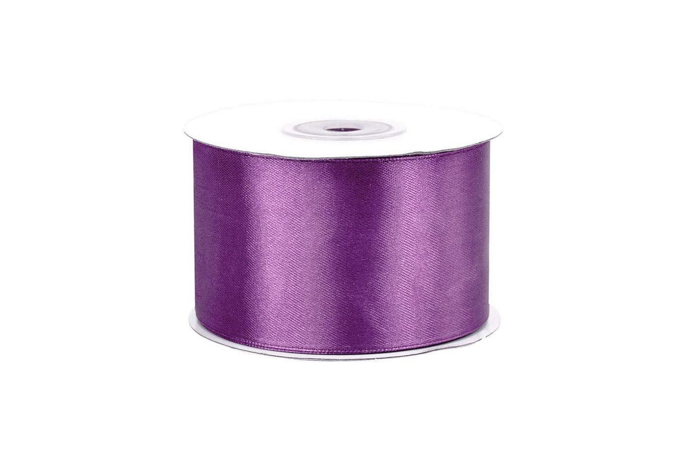 Creativery Satinband, Satinband 50mm x 25m Rolle Pflaume von Creativery