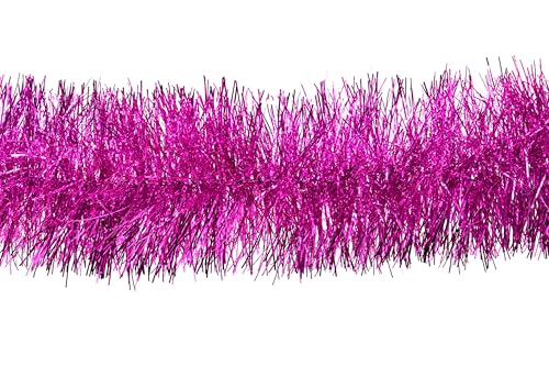 Creativery Weihnachtsgirlande 10cm x 3m - Lametta Girlande für Weihnachtsbaum Weihnachtsgirlande Lametta 10cm x 3 Meter Lamettagirlande Baumgirlande Christbaumdeko Farbauswahl: Fuchsia/pink Creativery Weihnachtsgirlande 10cm x 3m - Lametta Girlande für Weihnachtsbaum Weihnachtsgirlande Lametta 10cm x 3 Meter Lamettagirlande Baumgirlande Christbaumdeko Farbauswahl: Fuchsia/pink von Creativery