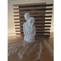Skulptur Liebespaar Aus Gips, Mann Und Frau Umschlungen von CreativesVONcaro