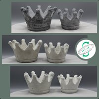 Krone | Übertopf Schale Kerzenhalter Windlicht Teelichthalter Schmuckschale Ringhalter Beton Geschenk Krone | Übertopf Schale Kerzenhalter Windlicht Teelichthalter Schmuckschale Ringhalter Beton Geschenk von CreativitybyChaos