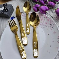 Personalisierte Besteck, Kindergeschirr, Kinder Utensilien Set, Cartoon Besteck Mädchen Geschenk, Kleinkind Weihnachtsgeschenk Für Personalisierte Besteck, Kindergeschirr, Kinder Utensilien Set, Cartoon Besteck Mädchen Geschenk, Kleinkind Weihnachtsgeschenk Für von CreatoGifts4u