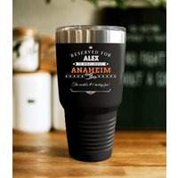 Anaheim Eishockey Becher Benutzerdefinierte Männer, Team Sport Maßgeschneiderte Hockey Mama Papa, Beste Trainer Geschenk Jahrestag von CreatorsCove