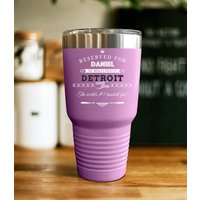 Detroit Baseball Becher Cup, Liebhaber Geschenke Personalisierte Becher, Großvater Team Sport Angepasst von CreatorsCove