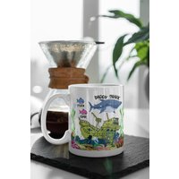 Personalisierter Papa Hai Becher, Geschenke Für Aus Baby Tasse, Familie Doo Von Tochter Sohn, Custom Tasse Benutzerdefinierten Namen von CreatorsCove