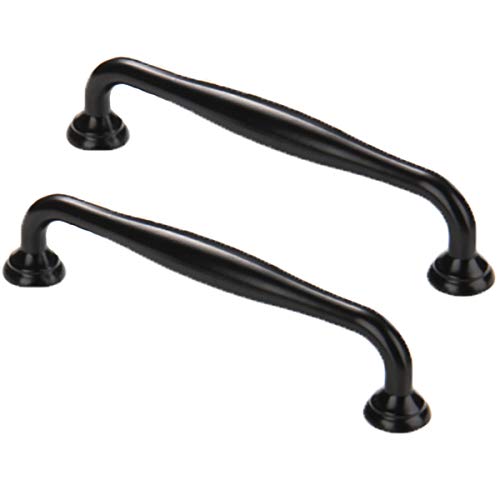 Creatwls Bügelgriffe Küchengriffe Schrankgriffe Schubladengriffe Möbelgriffe Möbelgriff Türgriff Griffe - Schwarz, 2pcs von Creatwls