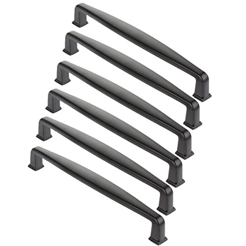 Creatwls Türgriffe Schminktisch Möbelgriffe Schrankgriffe Küchengriff Schwarz Möbelknöpfe - 6pcs von Creatwls