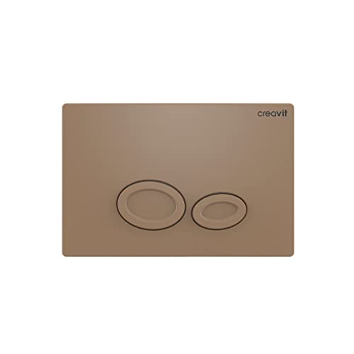 Creavit Drop WC Betätigungsplatte 2-Mengen-Spülung Cappuccino matt Creavit Drop WC Betätigungsplatte 2-Mengen-Spülung Cappuccino matt von Creavit