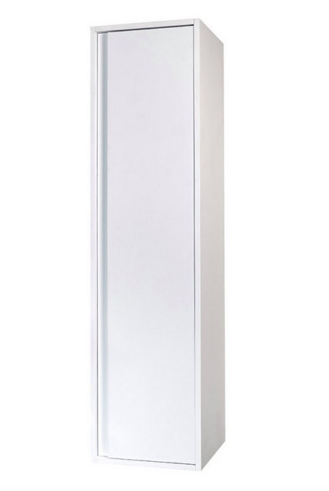 Creavit Hochschrank BD135.02 (1-St) Sally Badezimmer Hochschrank 135 cm Weiß hochglanz von Creavit
