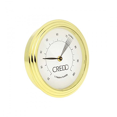 Crédo Hygrometer Feder 55mm Doré von Crédo