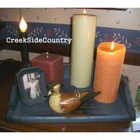 Primitive Mini Kerzenhalter Tablett von CreekSideCountry